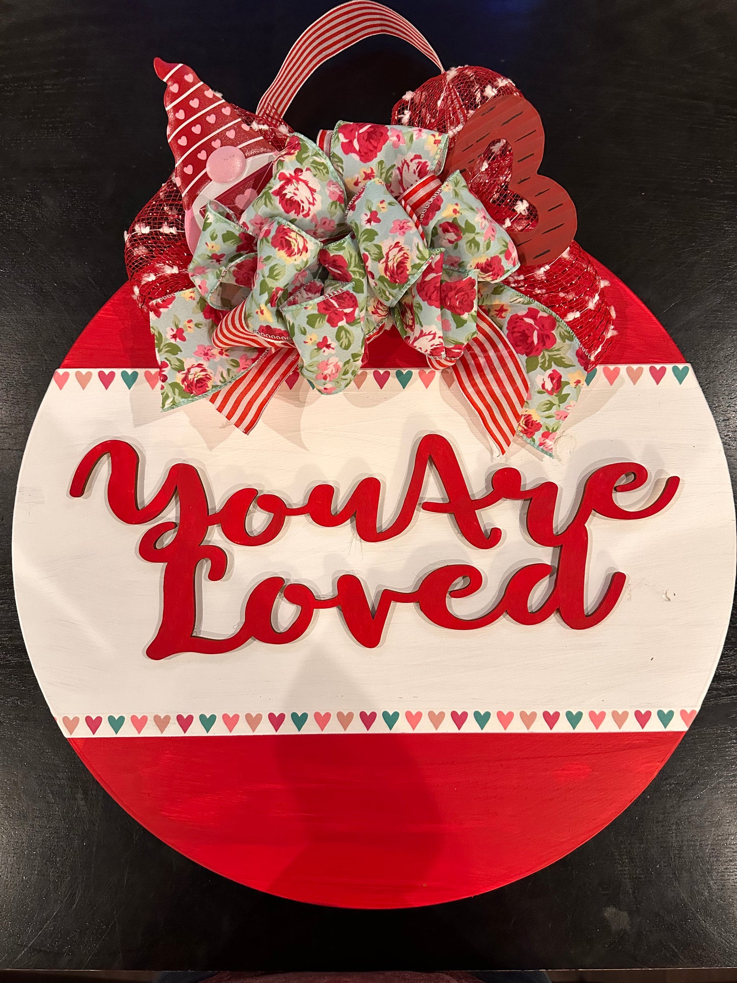 Valentine’s Day door decor!